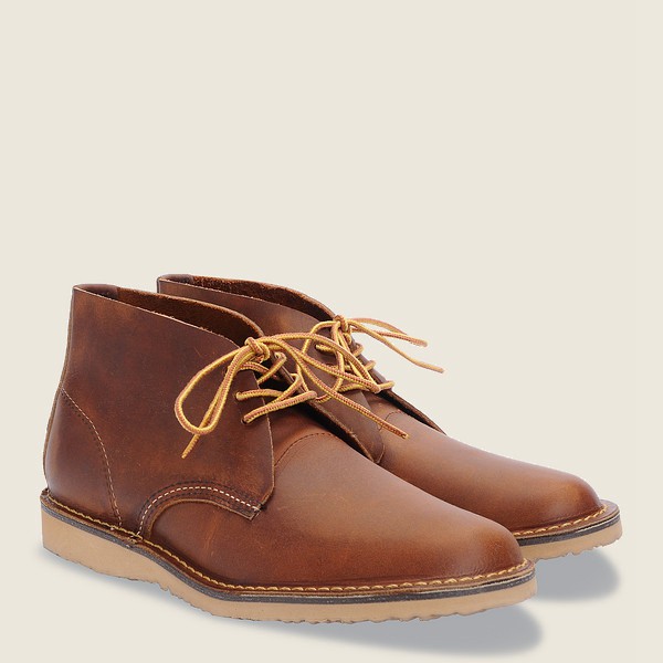 Red Wing Heritage Ayakkabı Erkek - Weekender - Chukkar Rough & Tough Deri - Kahverengi - 73HXVPBSR